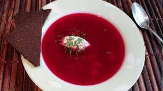 Beef Borscht Recipe  How to Make Beef and Beet Soup [upl. by Atrebla]