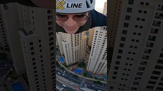 Dubai 🇦🇪 XLINE  Longest urban zipline in world [upl. by Norit]