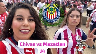 Chivas vs Mazatlan 20 Jornada 4 ESTADIO AKRON [upl. by Sontich]