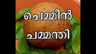 How to make Chemmeen Chammanthi  ചെമ്മീന്‍ ചമ്മന്തി [upl. by Dirtsa]