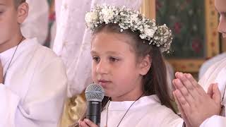 First Communion  Yasou3 ya Yasou3  يسوع يا يسوع أحلى و أطيب قربانة  أول قربانة  firstcommunion [upl. by Chatwin958]