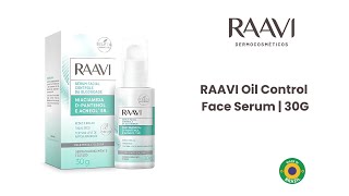 RAAVI Oil Control Facial Serum 30g Video [upl. by O'Meara278]