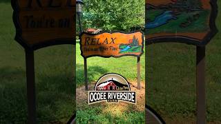 Relax ON the Ocoee River All of our covered wagons and Riverside Cabin are on the Ocoee River [upl. by Kannan]