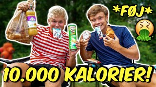 10000 KALORIE CHALLENGE PÅ 12 TIMER [upl. by Eserrehs]