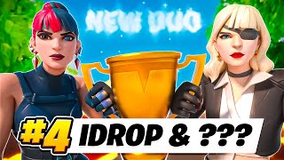 4TH Place DUO CASH CUP With My NEW DUO 🏆  IDrop [upl. by Kin]