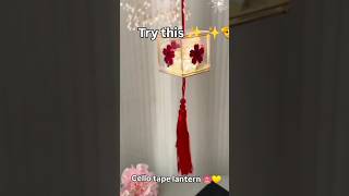 diy cello tape lantern ❤💗💞💕💖💓shorts alina crafts🤓❤ [upl. by Iidnarb]