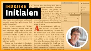 InDesign Tutorial Initialen [upl. by Eichman]