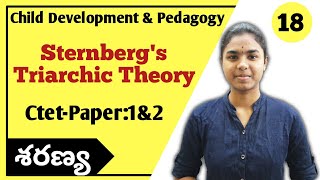 Sternbergs Triarchic Theory explained in telugu  CDP  Ctet Telugu  Ctet Paper 1amp2 [upl. by Carlos]