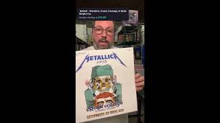 Metallica Memorabilia Comic Books Porcelain Signs LIVE Auction on District [upl. by Shabbir]