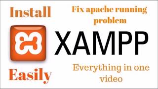 How to install XAMPP Server on Windows 10  Xampp apache not running  How to solve XAMPP error [upl. by Hightower72]