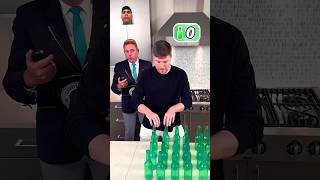 Broken bottles record With 😱🤩 mrsbeast shortvideo funny challenge viralvideo [upl. by Servetnick]