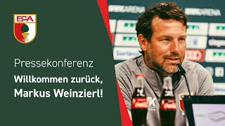 2021  Pressekonferenz nach Trainerwechsel  Weinzierl und Reuter [upl. by Lewak]