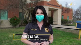 Sonia Casas  Principal  ThigpenZavala Elementary  McAllen ISD [upl. by Letney]