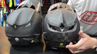 DIFERENCIA ENTRE CASCO D3 Y D4 TROY LEE DESIGNS [upl. by Llenyar393]