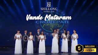 Vande Mataram  Shillong Chamber Choir Grand Premiere KBC 8 [upl. by Ahsenre]