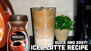 Easy Iced Latte At home [upl. by Nevsa]