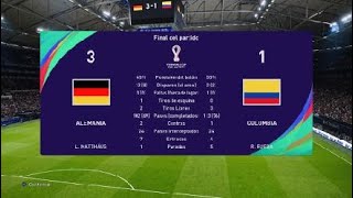 6 Alemania 31 Colombia  8vos de Final  Qatar 2022 [upl. by Yelda695]