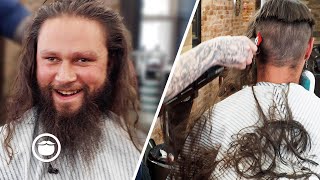 1st Haircut in 5 YEARS Massive Transformation [upl. by Elazaro]