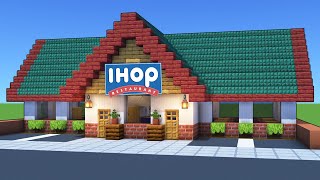 How To Build a Ihop In Minecraft [upl. by Leonanie]