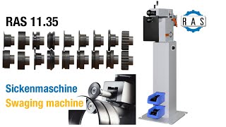 Sickenmaschine RAS 1135  Swaging machine RAS 1135 [upl. by Limay]