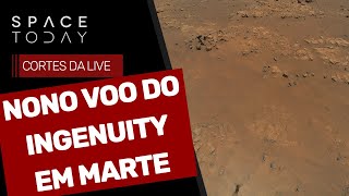 CORTE DA LIVE  IMAGENS COLORIDAS DO NONO VOO DO INGENUITY [upl. by Quentin103]