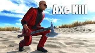 HITMAN 2 Hawkes Bay Axe Kill Everyone [upl. by Windy]