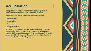 Sociology topic Difference between culture and civilization enculturation and acculturation [upl. by Ormond]