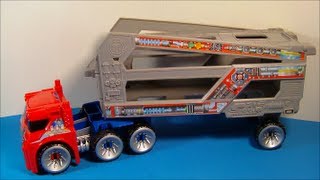 TRANSFORMERS RESCUE BOTS ENERGIZE OPTIMUS PRIME WITH RESCUE TRAILER PLAY SET TOY REVIEW [upl. by Kaspar]