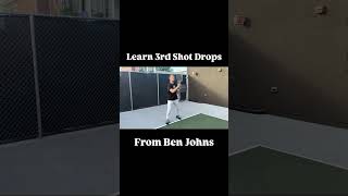 Here’s a quick 3rd shot drop tutorial from the 1 player in the world pickleball shorts [upl. by Zirtaeb]