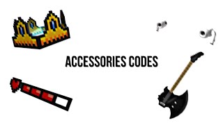 Accessories Codes HSL [upl. by Schofield]