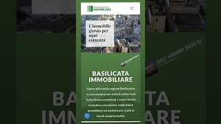 Sito Web Basilicata Immobiliare Trecchina Potenza Matera Lucania realestate viral top re [upl. by Bella]