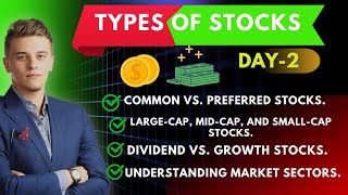 Types of Stocks Beginners के लिए Complete Guide  stock market investment [upl. by Aimet]