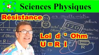 Sciences Physiques  Résistance et loi d’Ohm URI [upl. by Eseela]