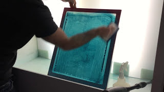 Emulsion Remover Screen Print  How To [upl. by Ezmeralda]