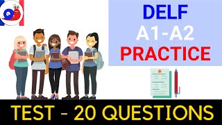 French DELF A1 A2 Practice Test 20 questions [upl. by Ajoop249]