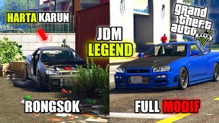 MISI MENCARI MOBIL JDM LEGENDS  PARAH ADA DI TEMPAT SAMPAH  GTA 5 MOD [upl. by Basso359]