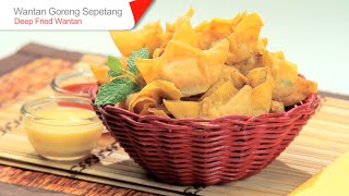 Tasty Treat Wantan Goreng Sepetang  Deep Fried Wantan [upl. by Suu791]