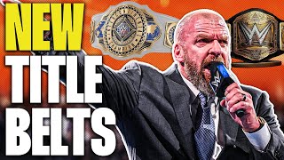 NEW WWE Championship Belts WWE Tag Team LEAVING amp More Wrestling News [upl. by Elleved]