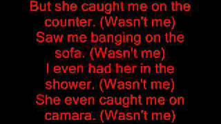 It wasnt me Shaggy Lyrics [upl. by Oeak]