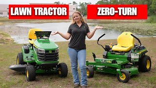 Zero Turn Mower Vs Riding Lawn Mower  Which Should I Buy [upl. by Snodgrass602]