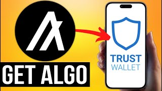 How to Get ALGORAND Token on Trust Wallet IN 20 SECONDS [upl. by Ahs]