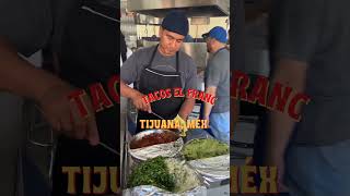 Enjoying carne asada at Tijuana’s Tacos El Franc [upl. by Rtoip442]