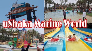 uShaka Marine World Durban  uShaka Wet n Wild Vlog  Durban Vlog [upl. by Yrak]