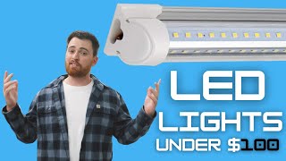 Brightest LED Garage Lights DIY Garage Lights under 100 [upl. by Struve]