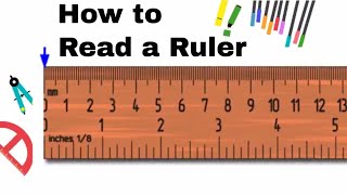 How to read an Inch ruler or tape measure [upl. by Hephzipah]