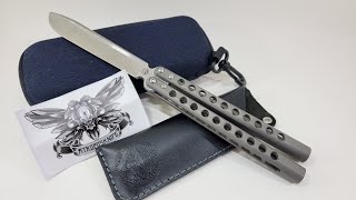 Atropos Kirat 2 Titanium Balisong Review Best butterfly knife under 250 [upl. by Aniehs973]