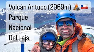 Volcán Antuco 2969m 🌋Parque Nacional del Laja Chile 🇨🇱 08112023 Andinismo [upl. by Nosreffej]