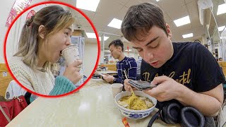 Clueless White Guy Orders in Perfect Chinese Shocks Patrons and Staff [upl. by Euqinor]