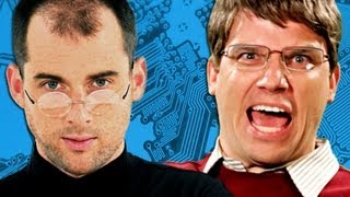 Steve Jobs vs Bill Gates Epic Rap Battles of History [upl. by Eedoj109]