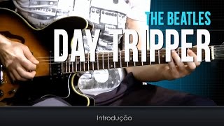 The Beatles  Day Tripper aula de guitarra [upl. by Eimam754]